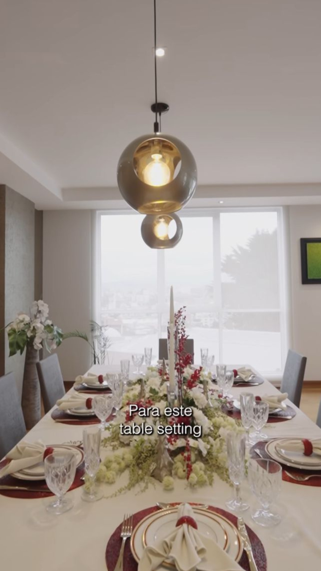 Para este table setting